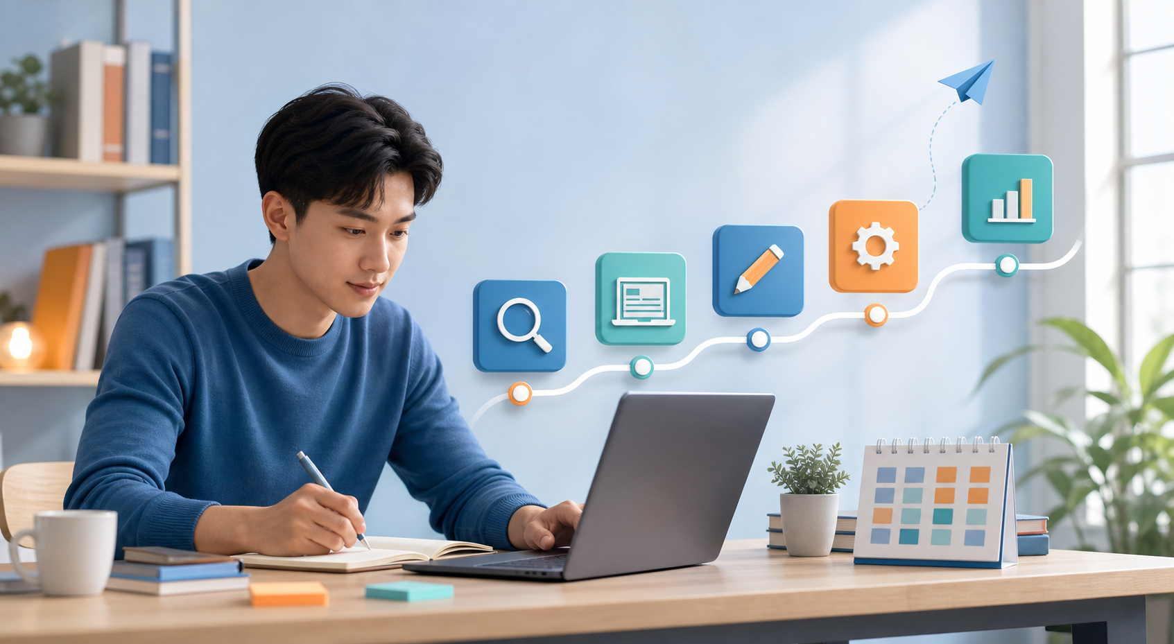Lộ trình kiếm tiền online 30 ngày cho người mới học kỹ năng số