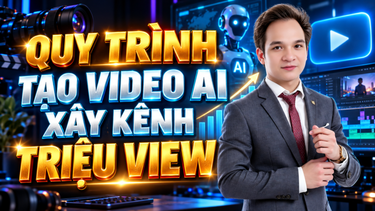 QUY TRÌNH TẠO VIDEO AI XÂY KÊNH TRIỆU VIEW